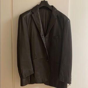 Men’s leather jacket  EUC